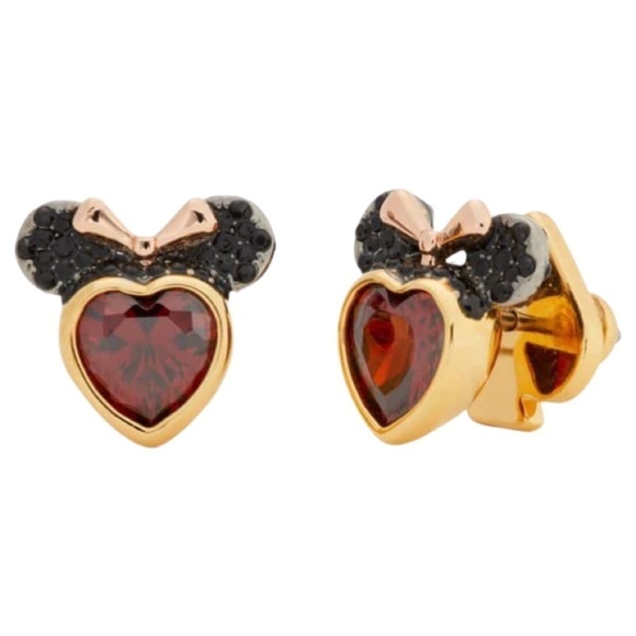 KATE SPADE • New York x Disney Minnie Mouse Red Rock Crystal Earrings - Picture 1 of 4